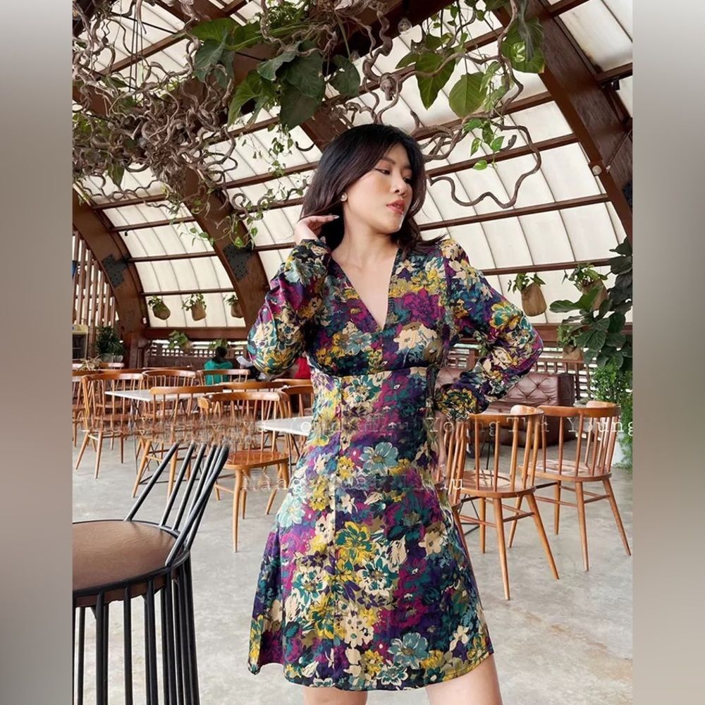 Zara floral dress